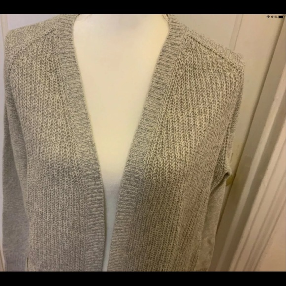 Cloth by design Twisted Open Front Cardigan Size L NWT - Picture 2 of 3